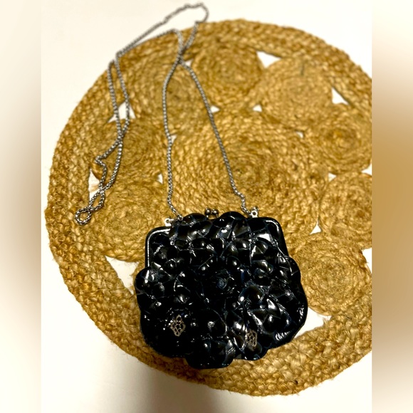 Brighton Roselie shine Coin Purse Navy - Picture 1 of 7